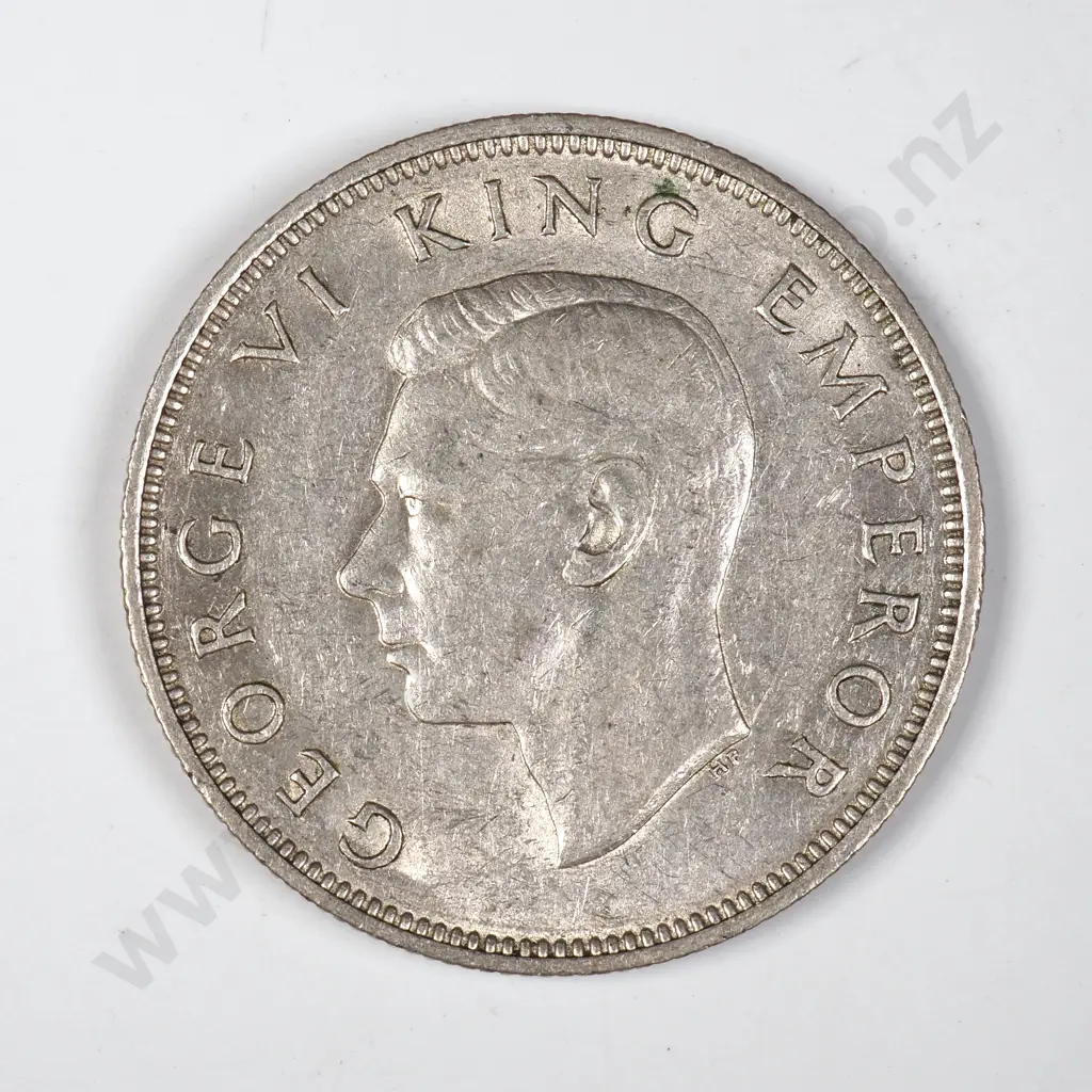 1942 New Zealand Florin - Better Grade Image 1++