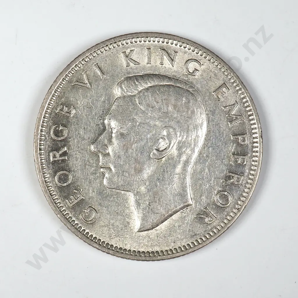1943 New Zealand Florin - Better Grade Image 1++