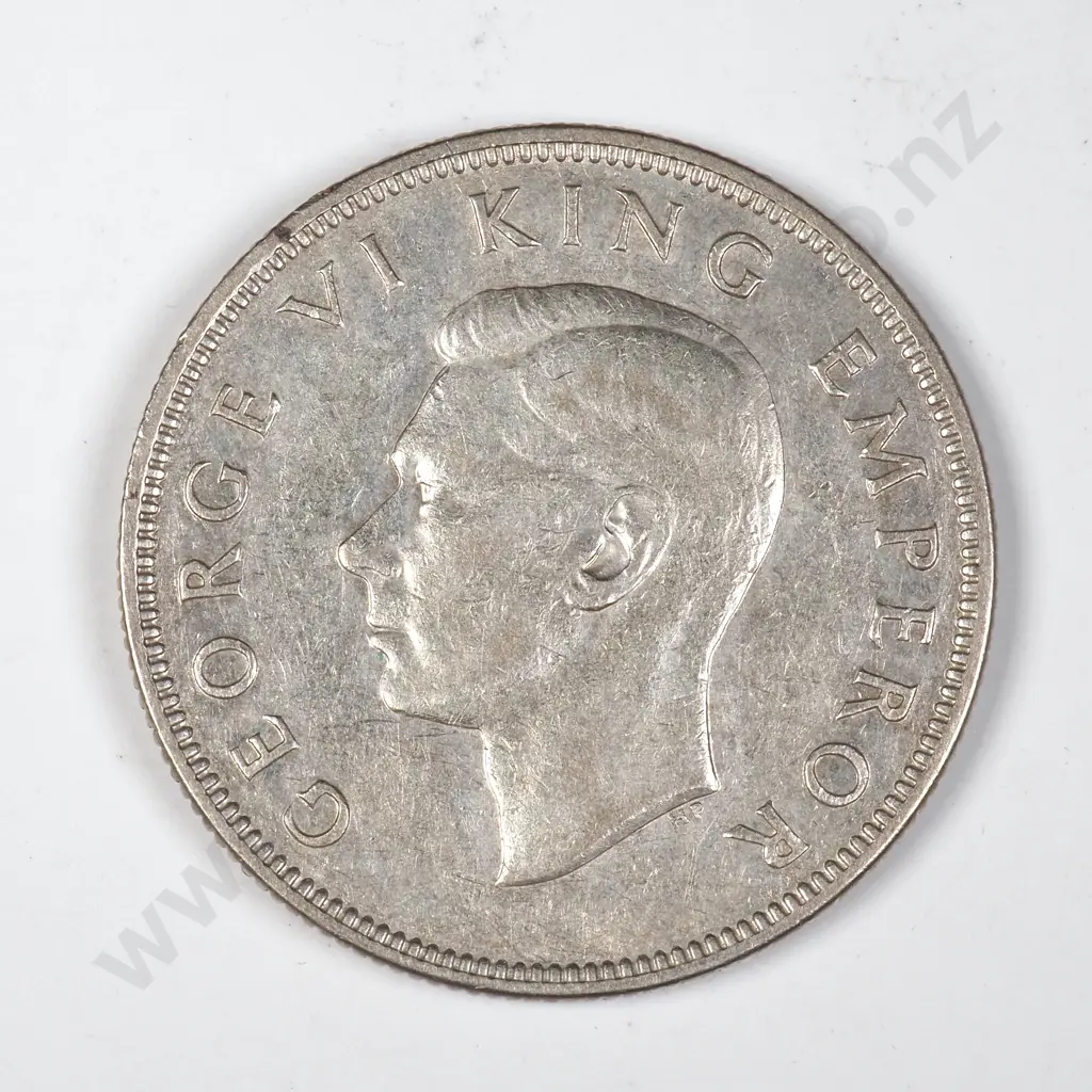 1943 New Zealand Florin - Better Grade Image 1++
