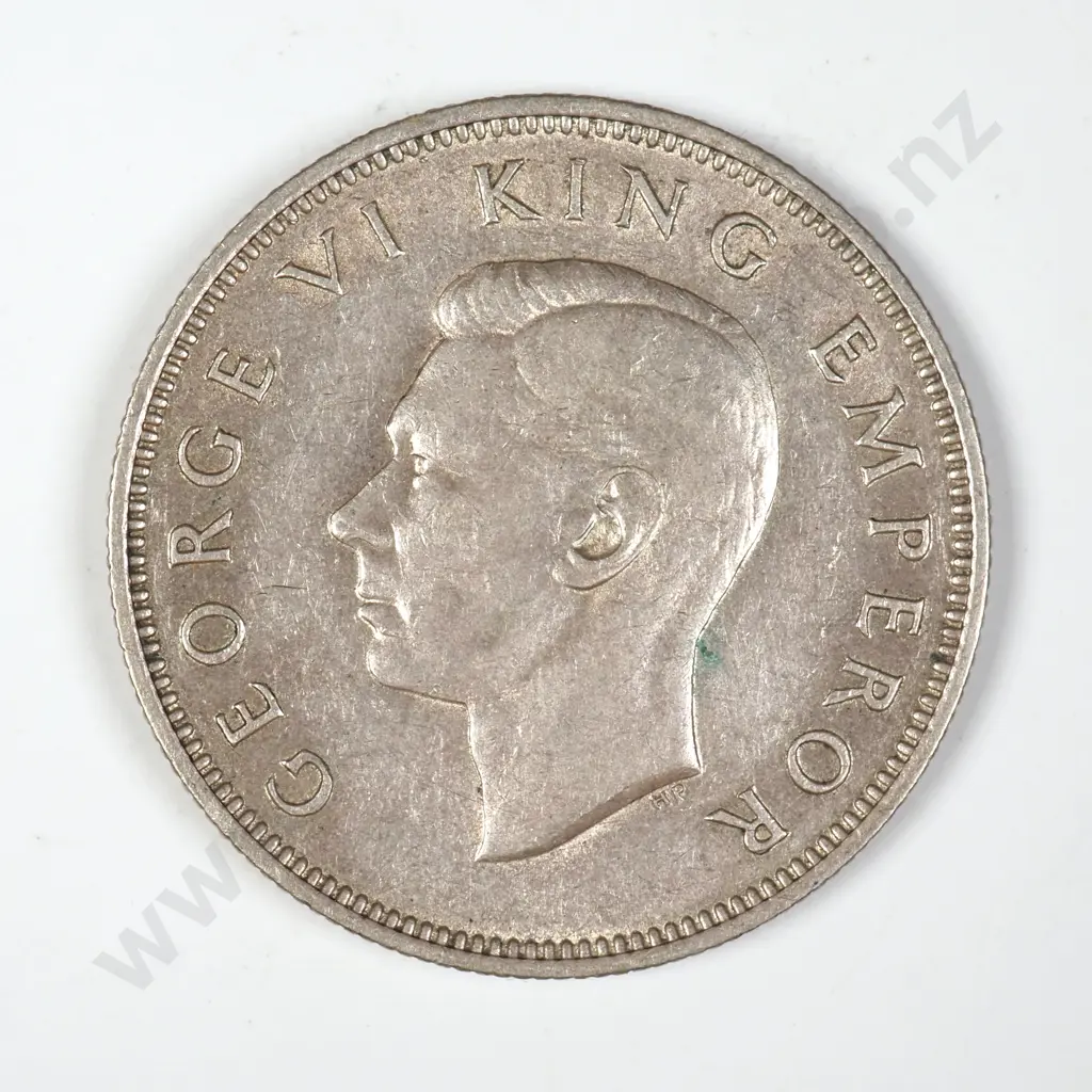 1946 New Zealand Florin - Better Grade Image 1++