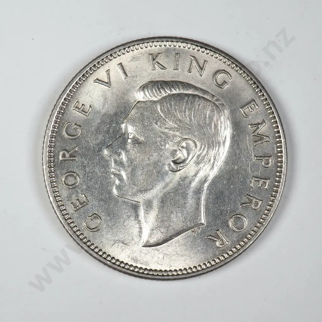 1946 New Zealand Florin - Better Grade Image 1++