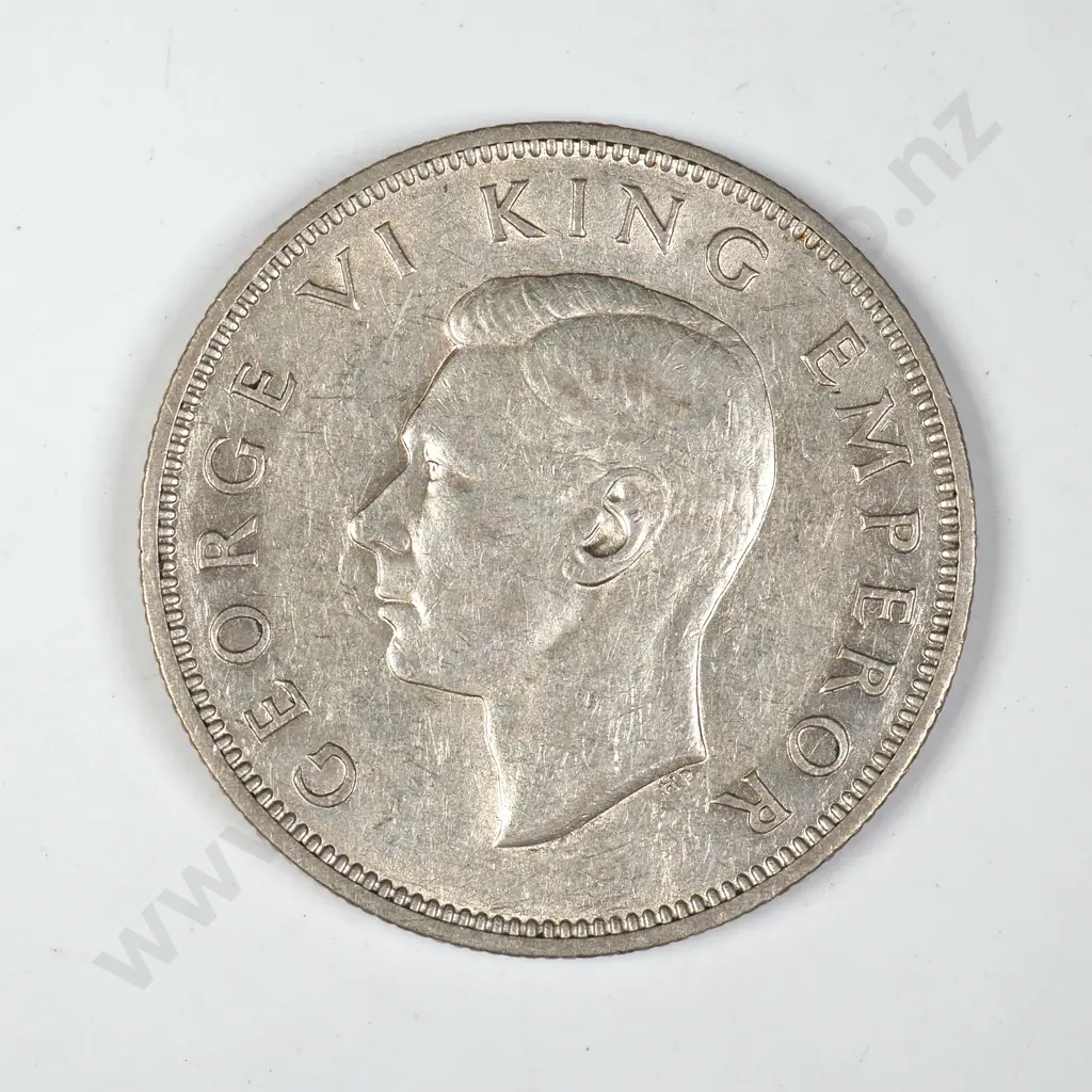 1946 New Zealand Florin - Better Grade Image 1++