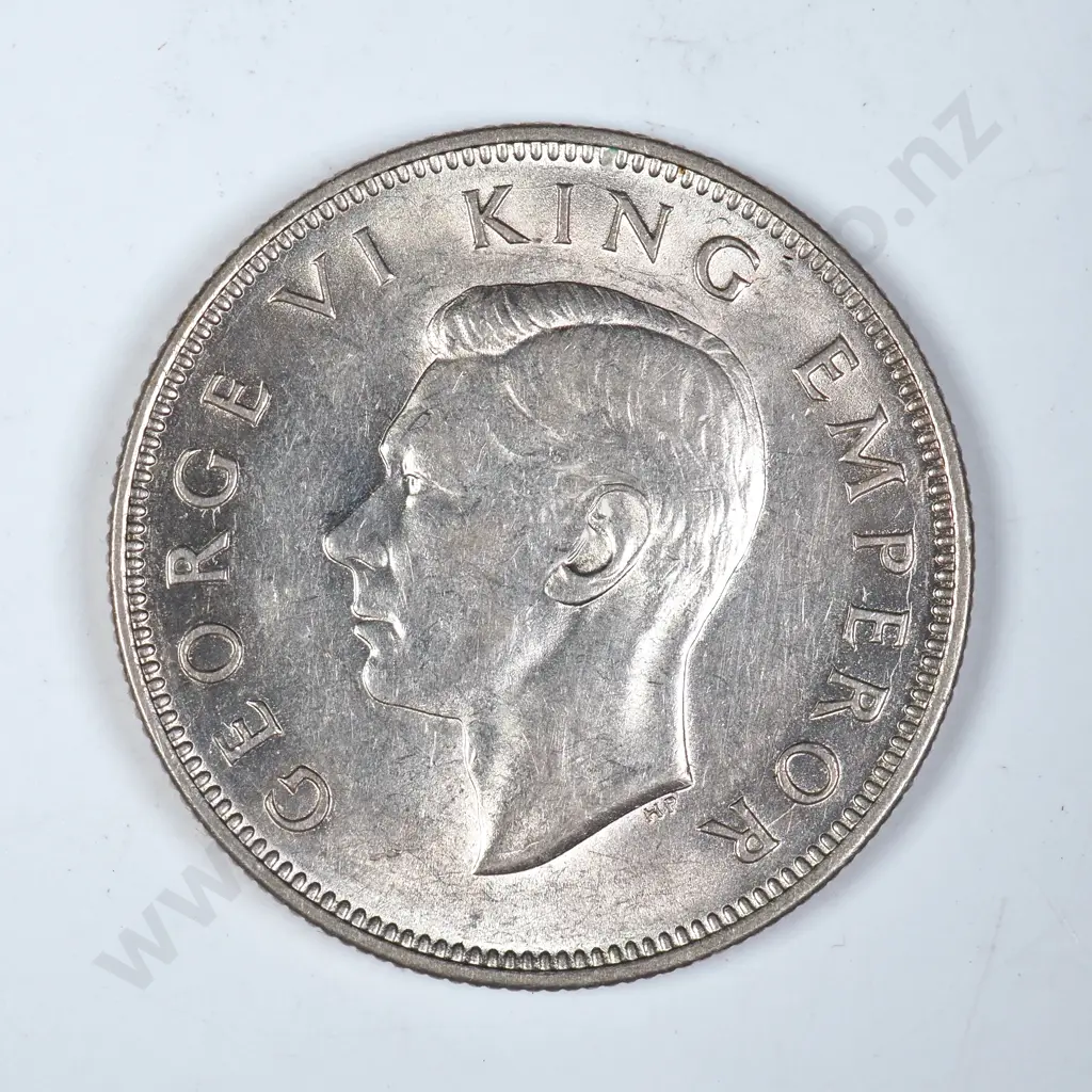 1946 New Zealand Florin - Better Grade Image 1++