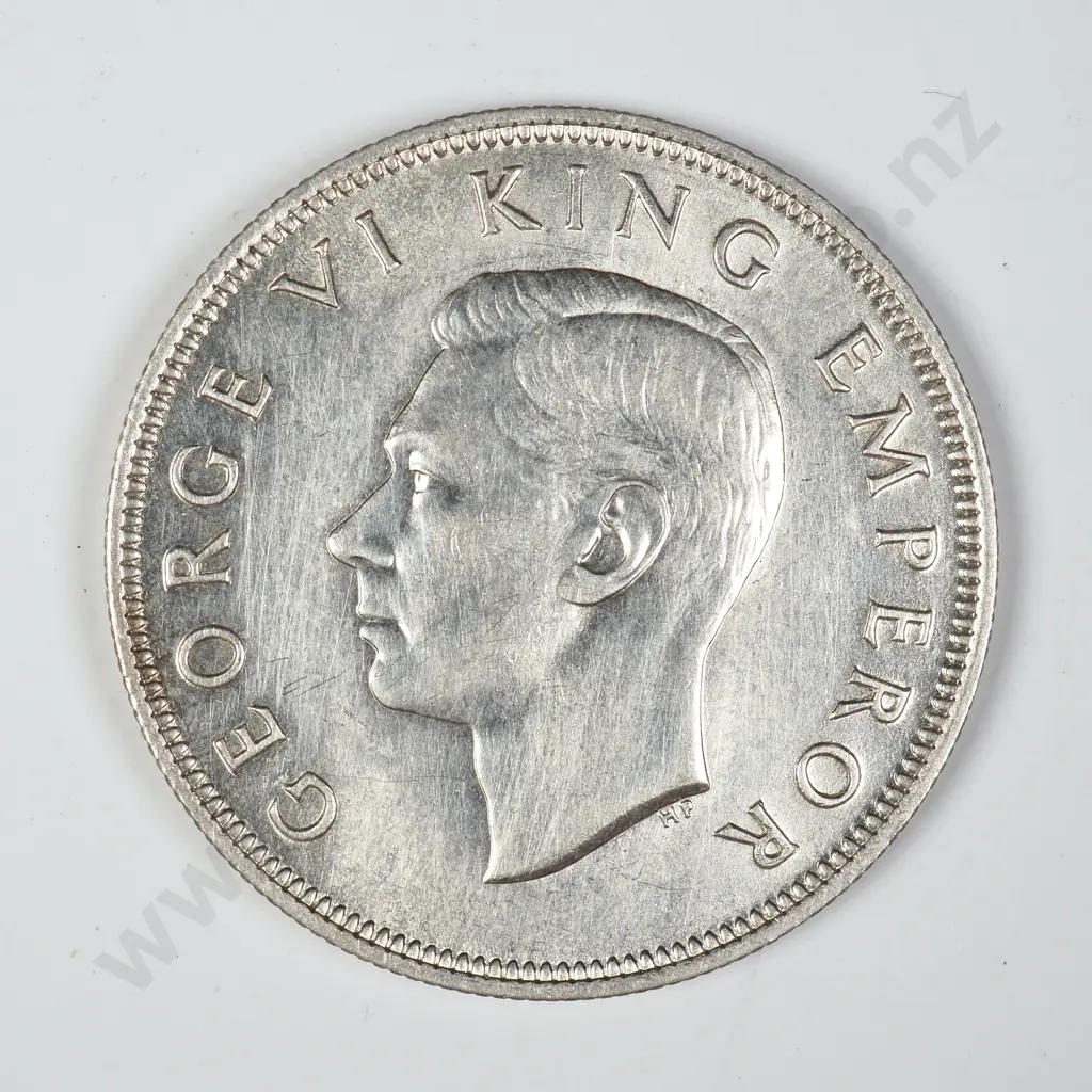 1940 New Zealand Centennial Half Crown - Better Grade Image 1++