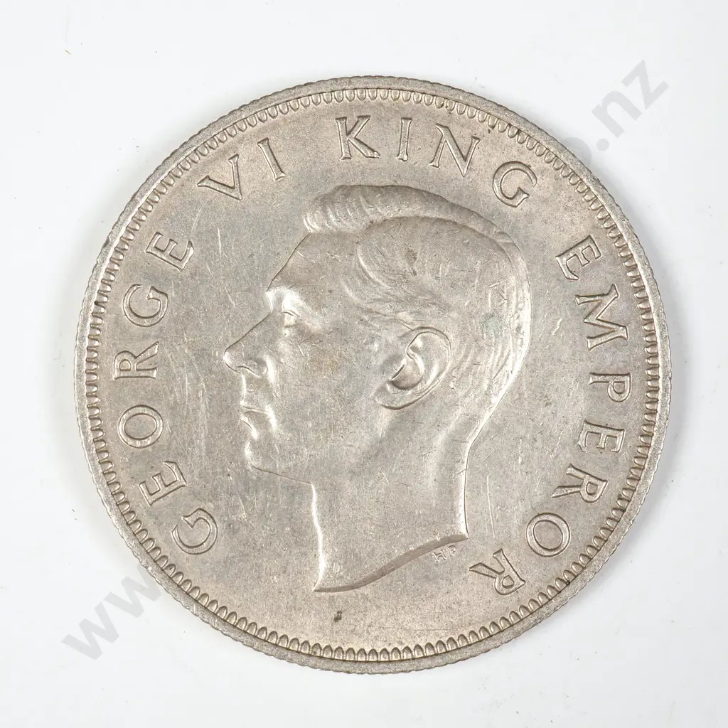 1946 New Zealand Half Crown - Better Grade Image 1++