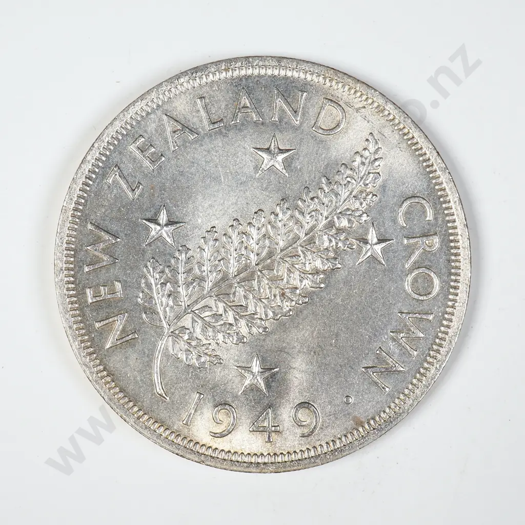 1949 New Zealand Crown - AUNC Image 1++