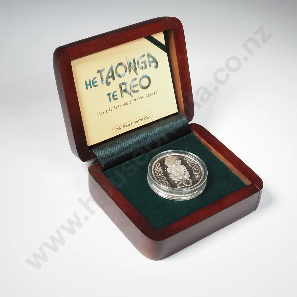1995 New Zealand Silver Proof Piedfort Coin Image 1++