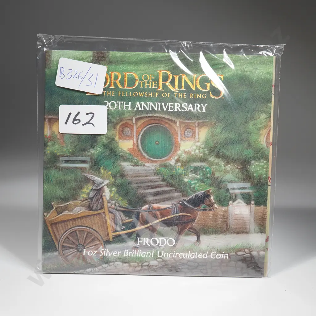 2021 Lord of the Rings 20th Anniversary One Ounce Silver BUNC Coin Image 1++