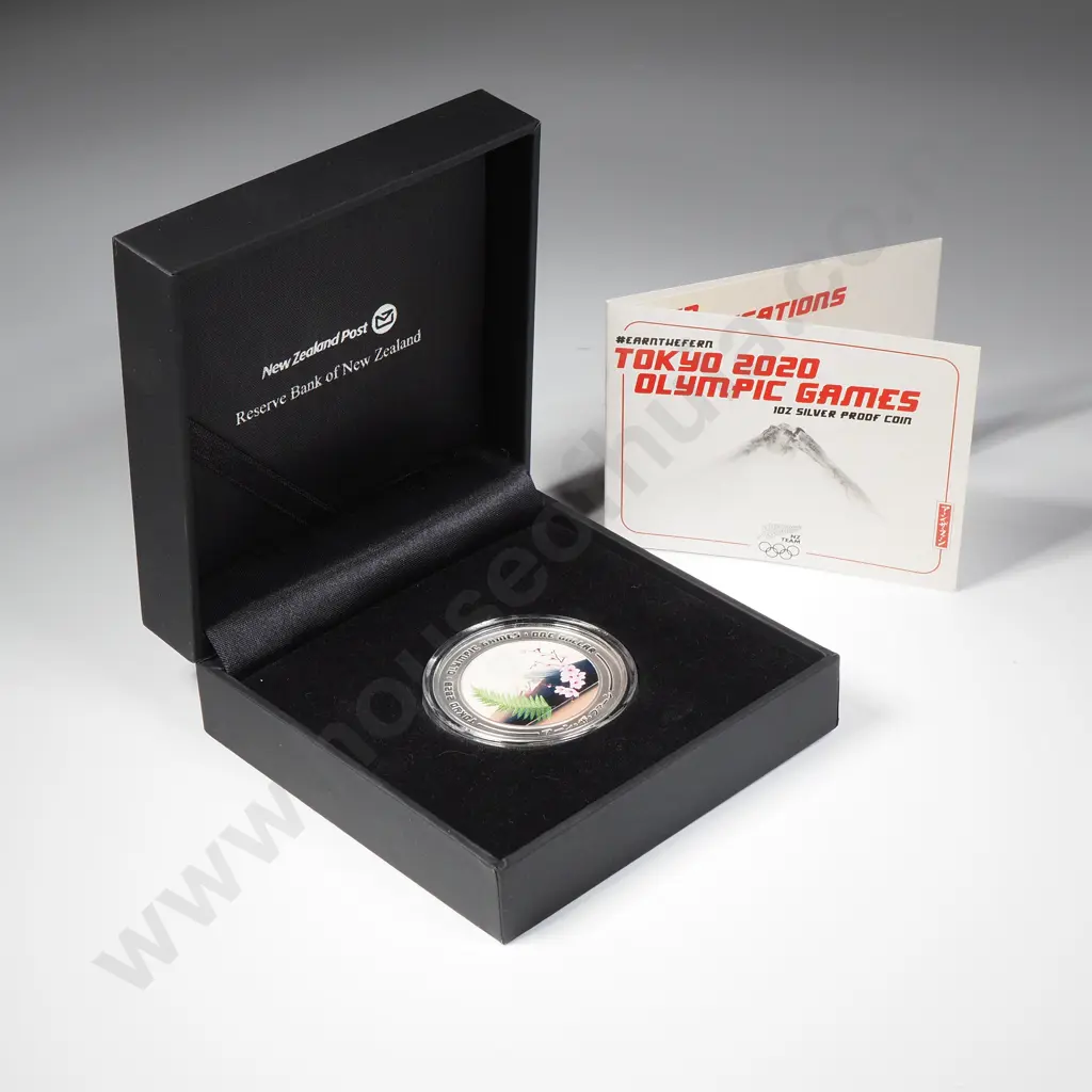 2020 Tokyo Olympic  Games One Ounce Silver Proof Coin Image 1++