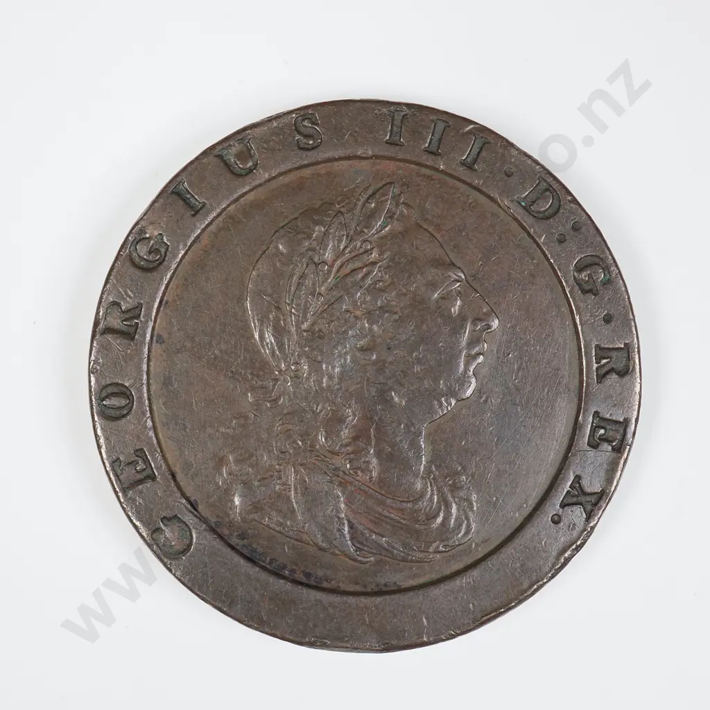 1797 United Kingdom Two Penny - Better Grade Image 1++