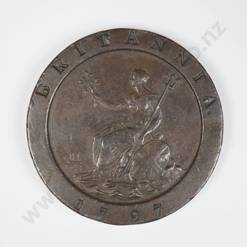 1797 United Kingdom Two Penny - Better Grade Image 1++
