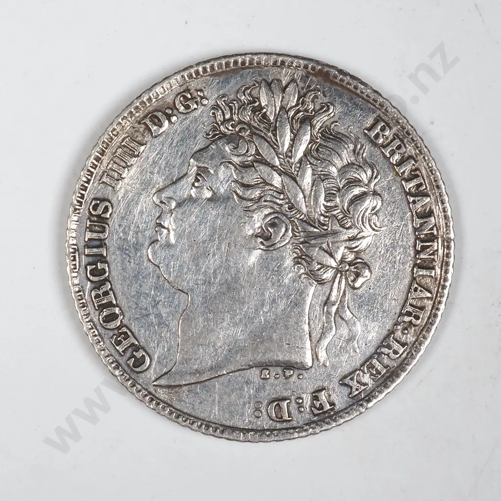 1824 United Kingdom Sixpence - Better Grade Image 1++