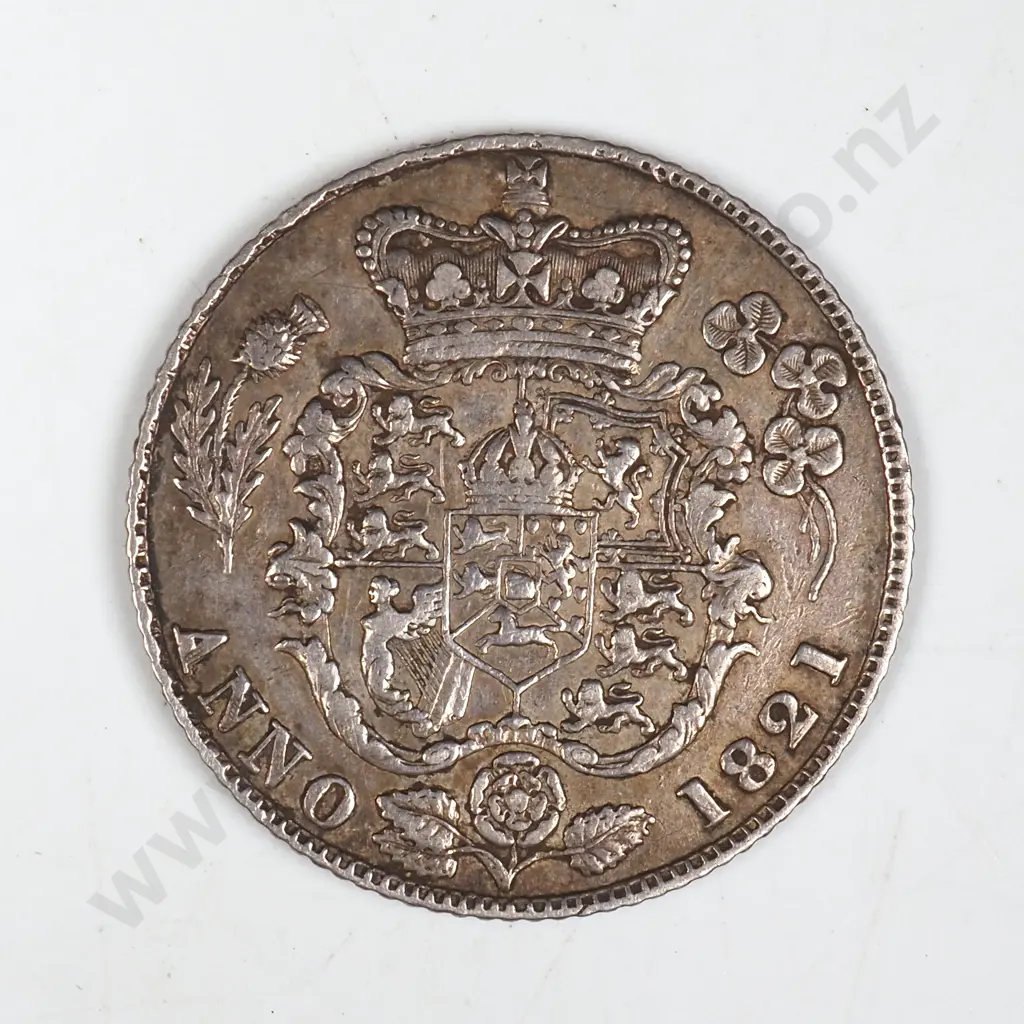 1821 United Kingdom Sixpence Image 1++