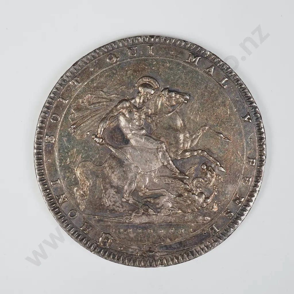 1820 United Kingdom Full Crown - Better Grade - Nice Toning Image 1++