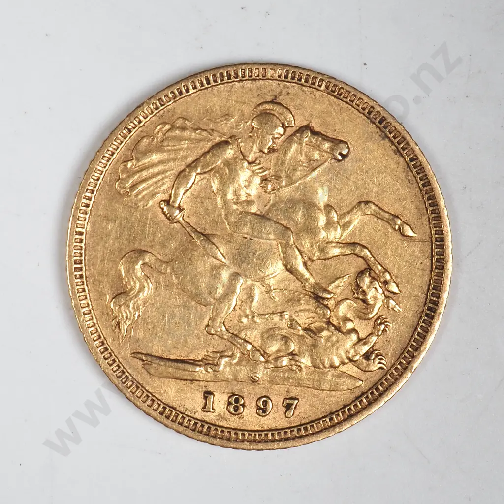 1897 Sydney Mint Half Sovereign Image 1++