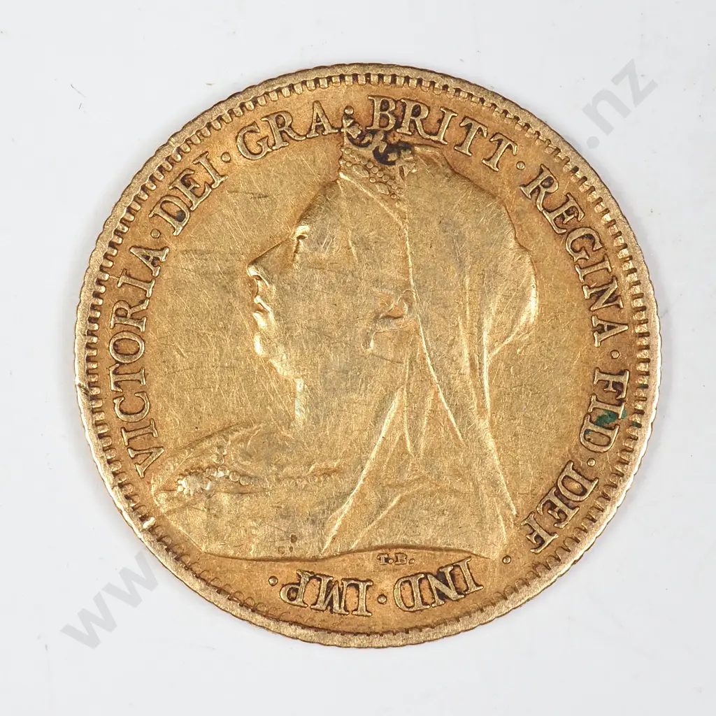 1900 Sydney Mint Half Sovereign Image 1++
