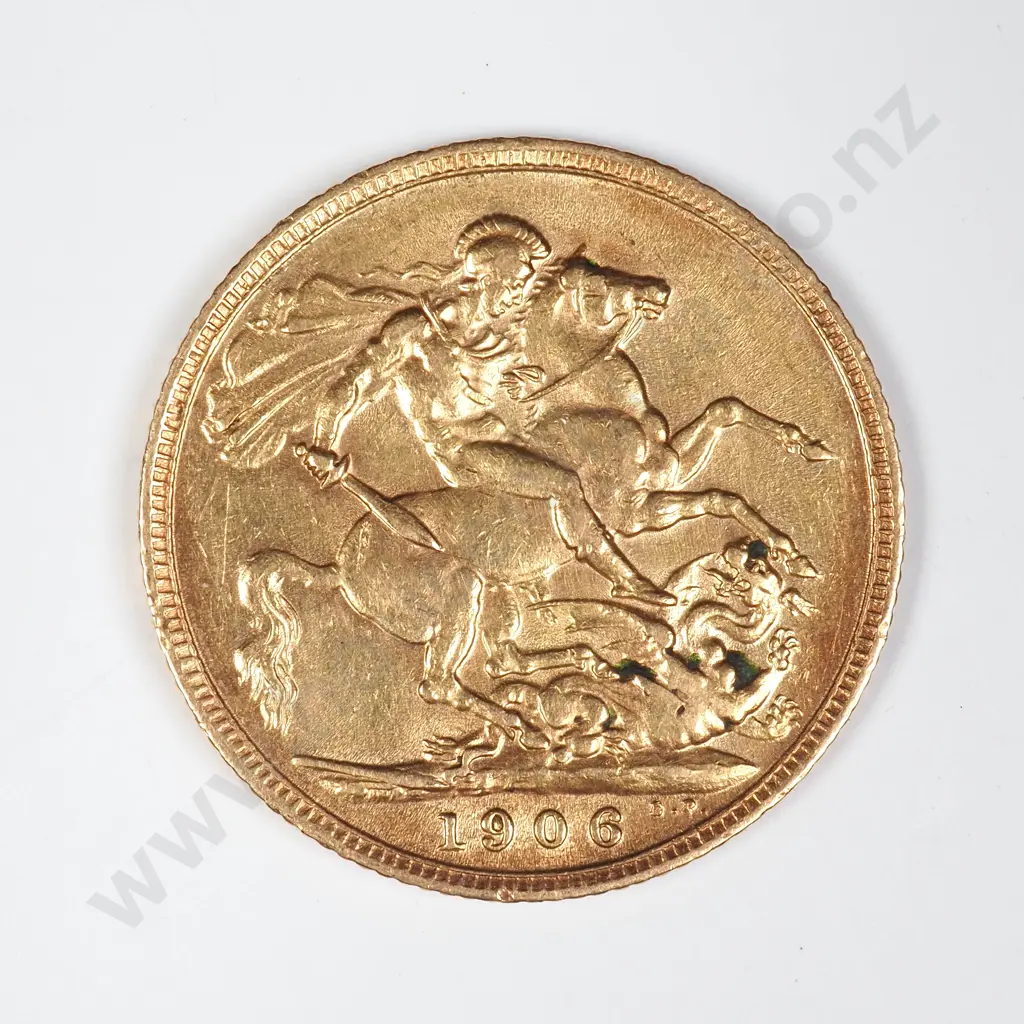 1906 London Mint Full Sovereign Image 1++