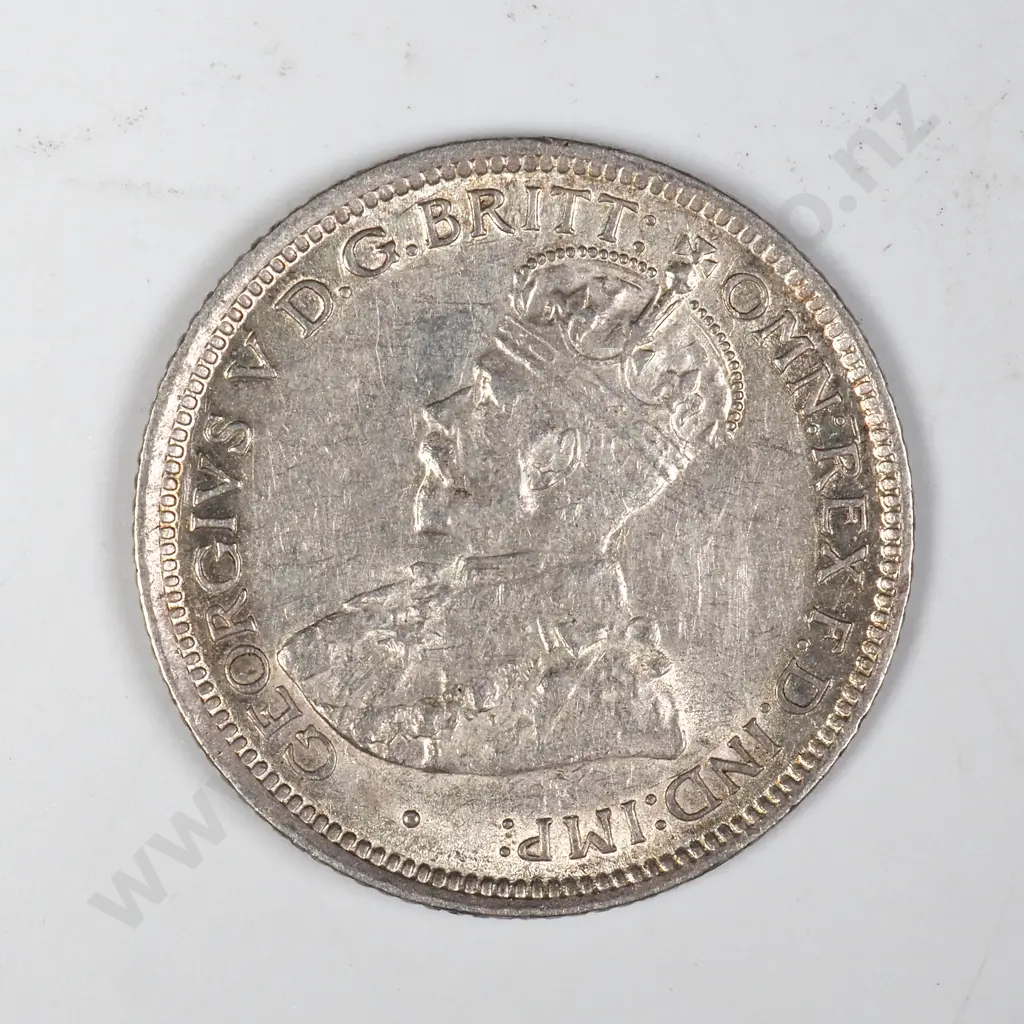 1921 Australia Sixpence EF+ Image 1++