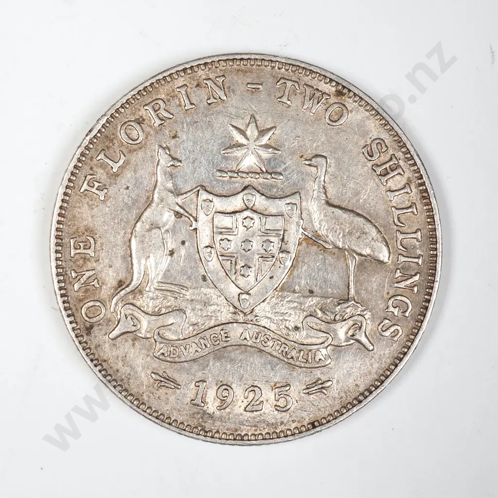 1925 Australia Two Shilling - Better Grade Image 1++