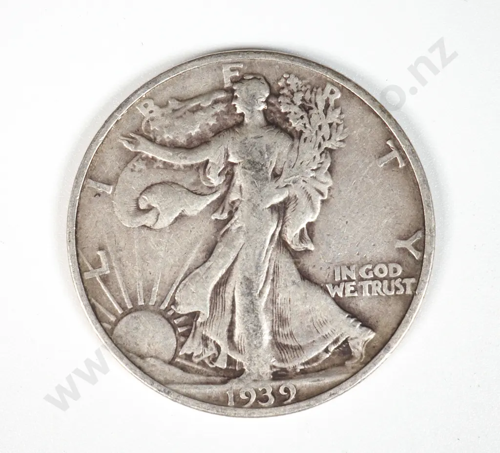 1939 United States of America Liberty Half Dollar  Image 1++