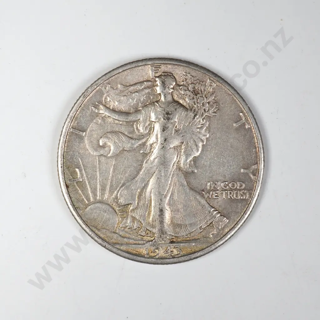 1943 United States of America Half Dollar Image 1++