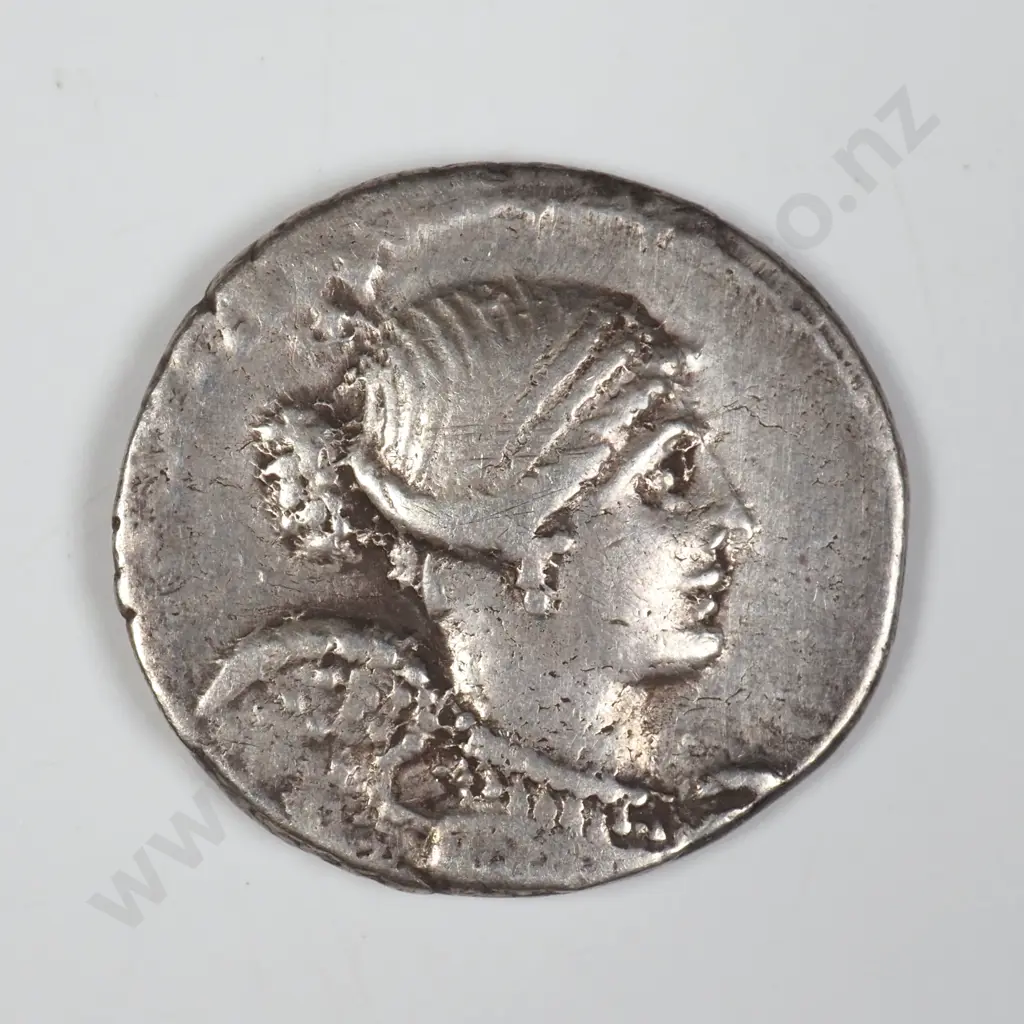 Roman Republic Denarius c 46 BC Carisius Image 1++