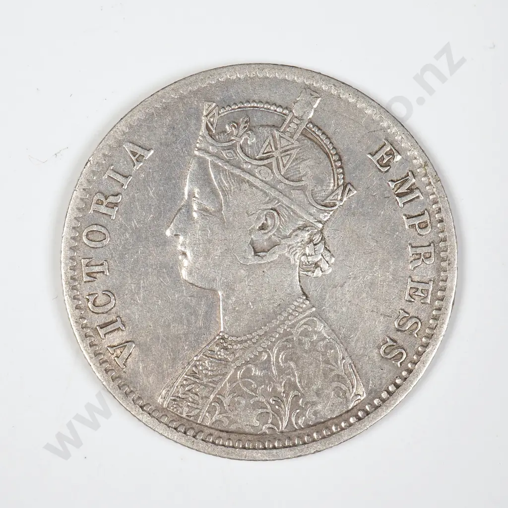 1893 India One Rupee Image 1++