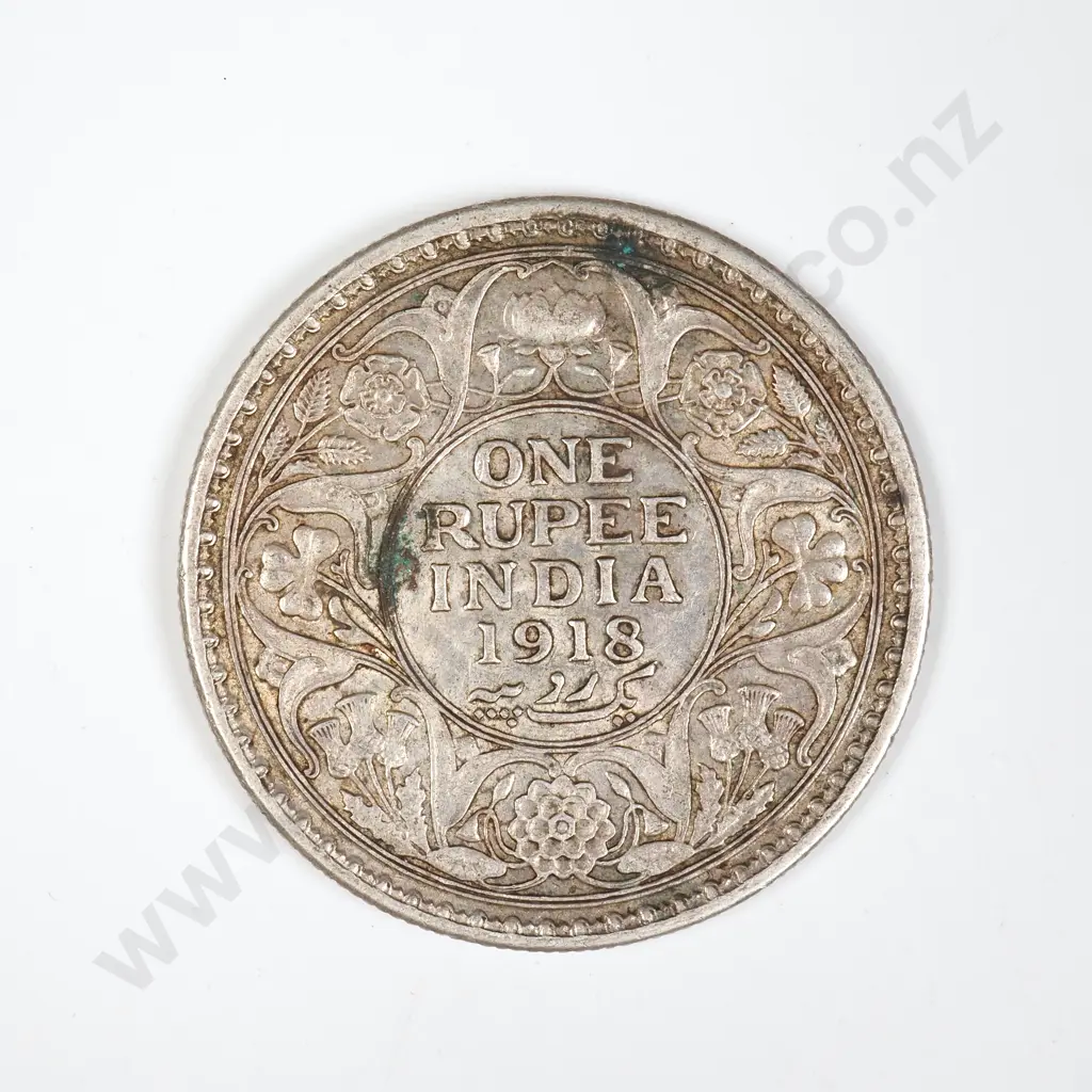 1918 India One Rupee Image 1++