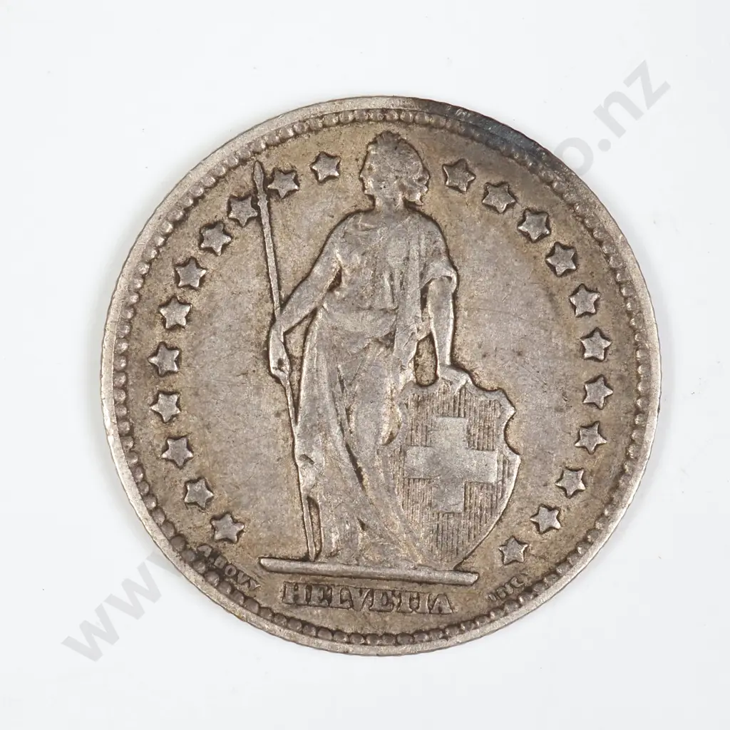 1875 Switzerland Silver Franc - Above Average  Image 1++