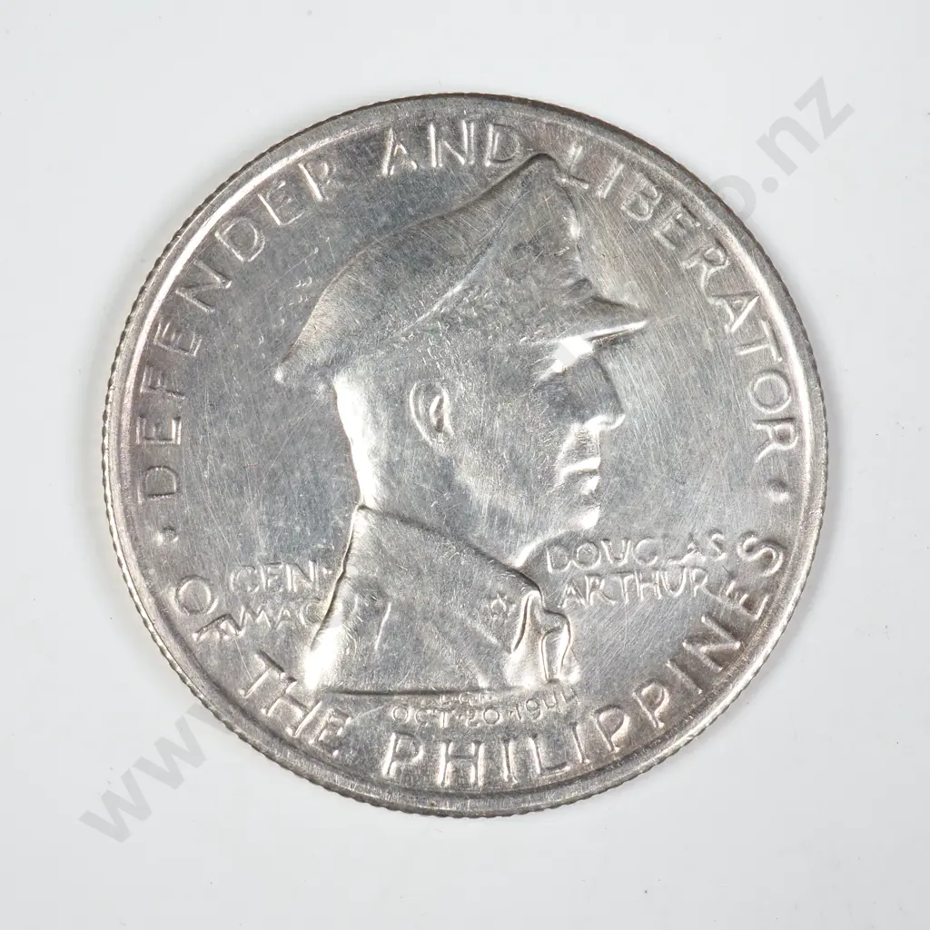1947 Phillipines One Peso Image 1++