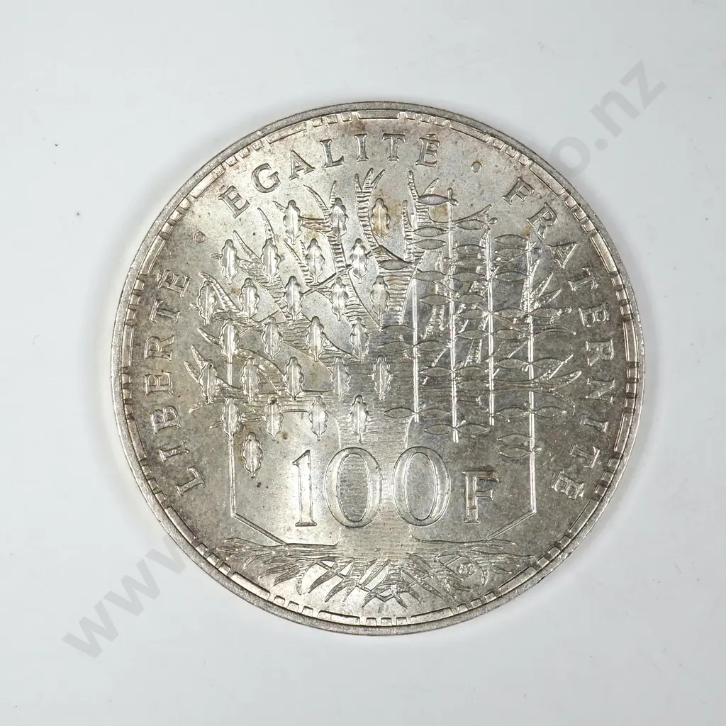 1982 France 100 Francs - 90% Silver Image 1++