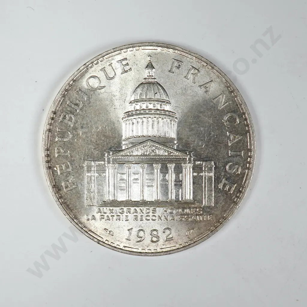 1982 France 100 Francs - 90% Silver Image 1++