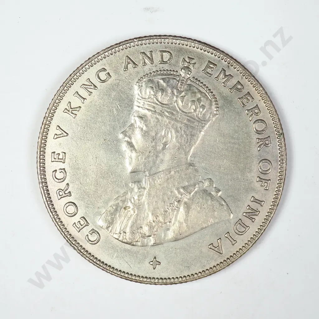 1919 Straits Settlements One Dollar Coin AUNC Image 1++