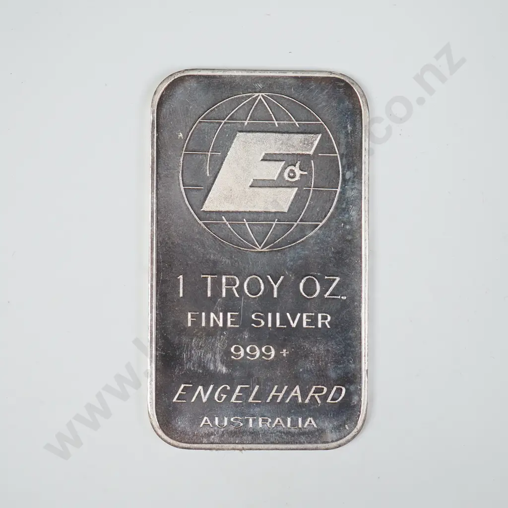 Vintage Englehard One Ounce Silver bar Image 1++