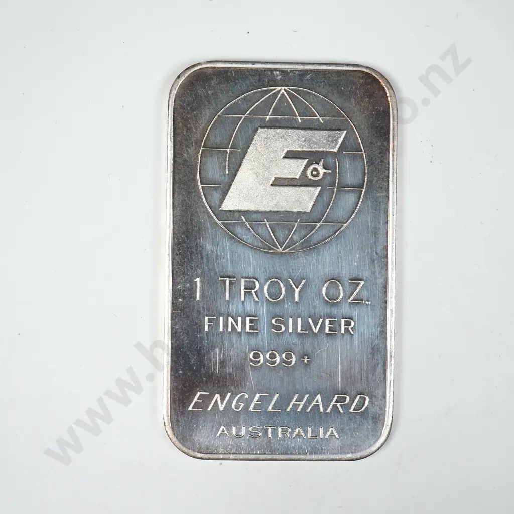 Vintage Englehard One Ounce Silver bar Image 1++