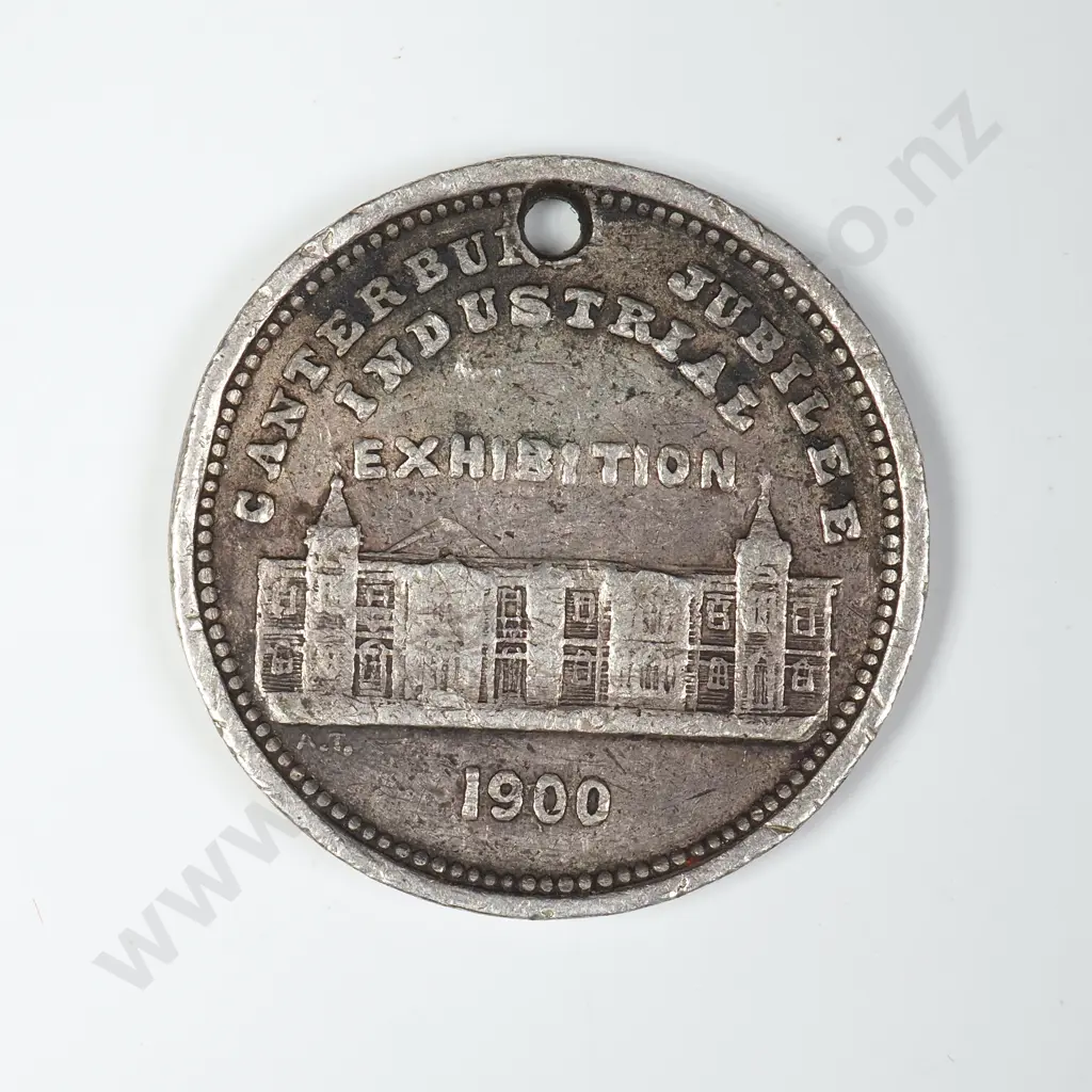 1900 Canterbury Exhibition Medalette Image 1++