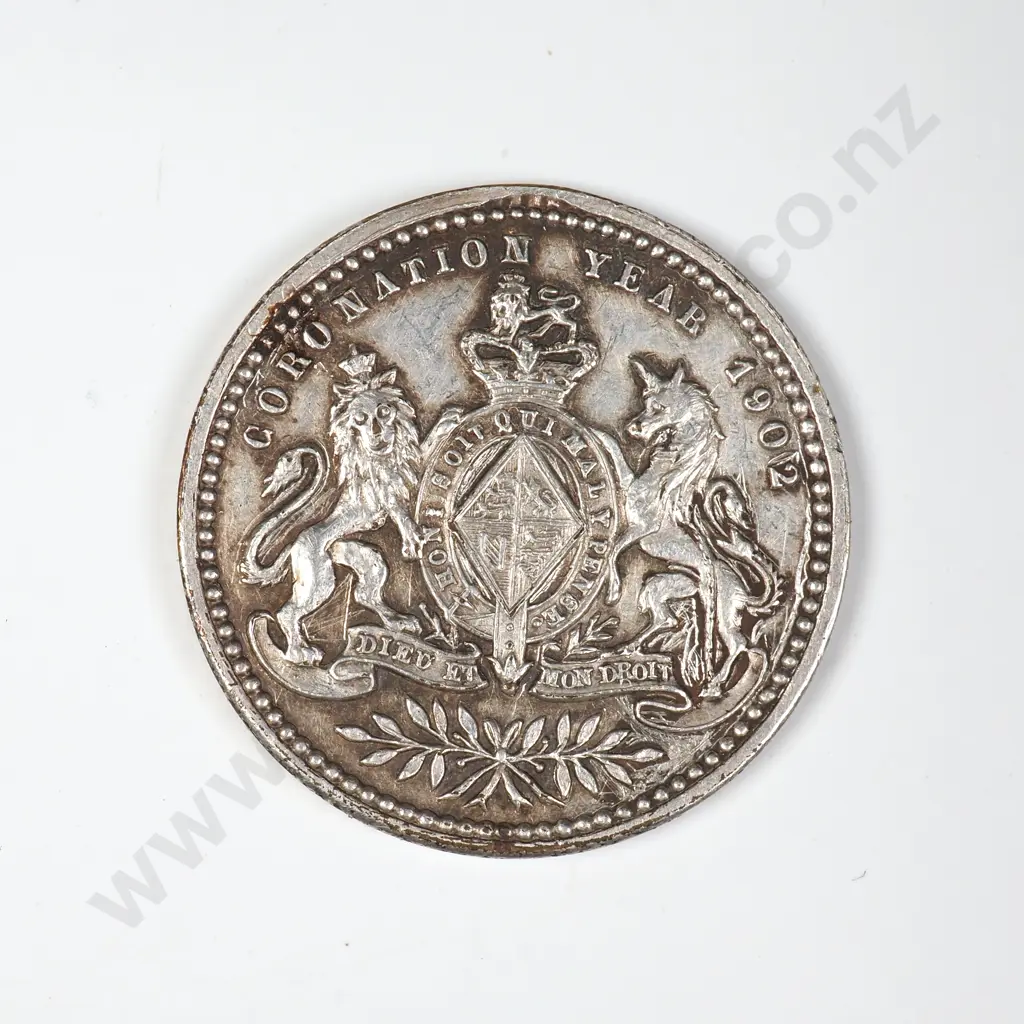 1902 United Kingdom Coronation Medalette Image 1++