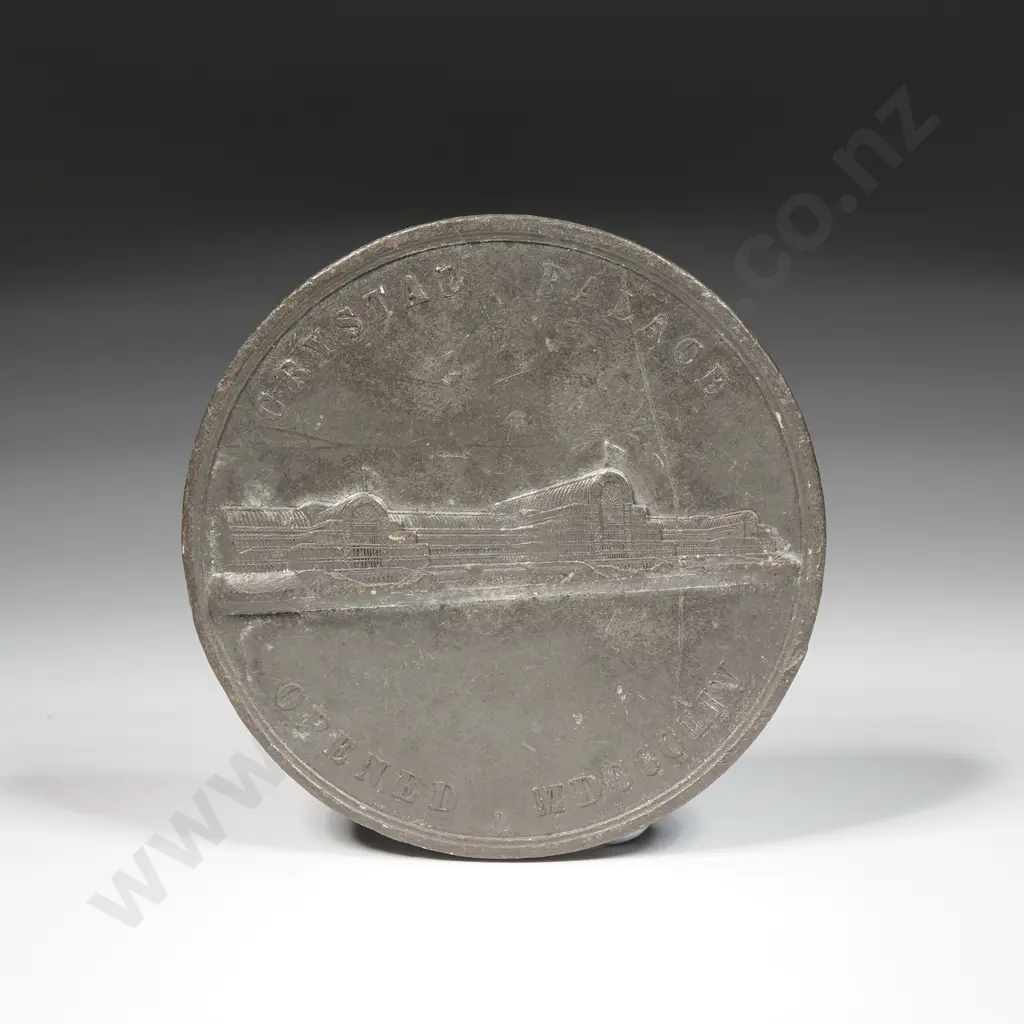 1851 Large Crystal Palace Opening Medallion Image 1++
