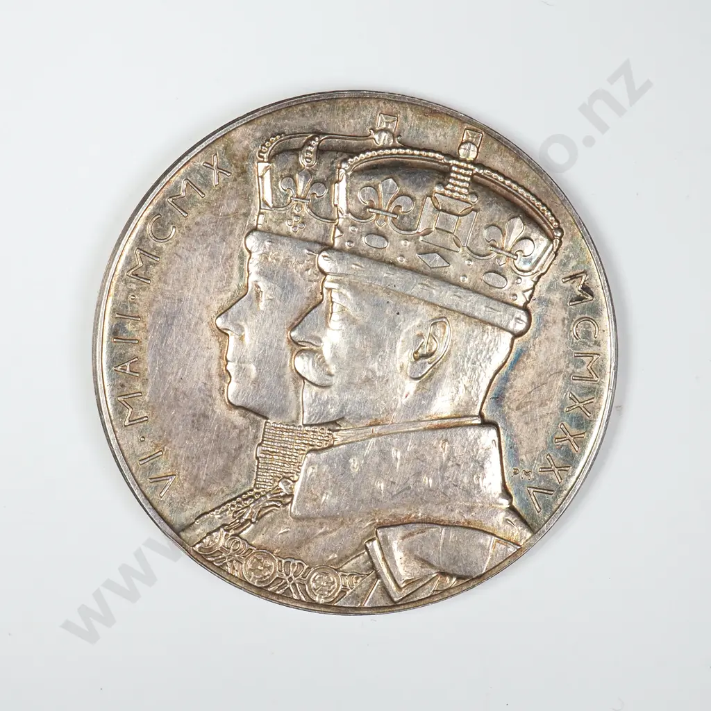 1935 Sterling Silver Jubilee Medal Image 1++