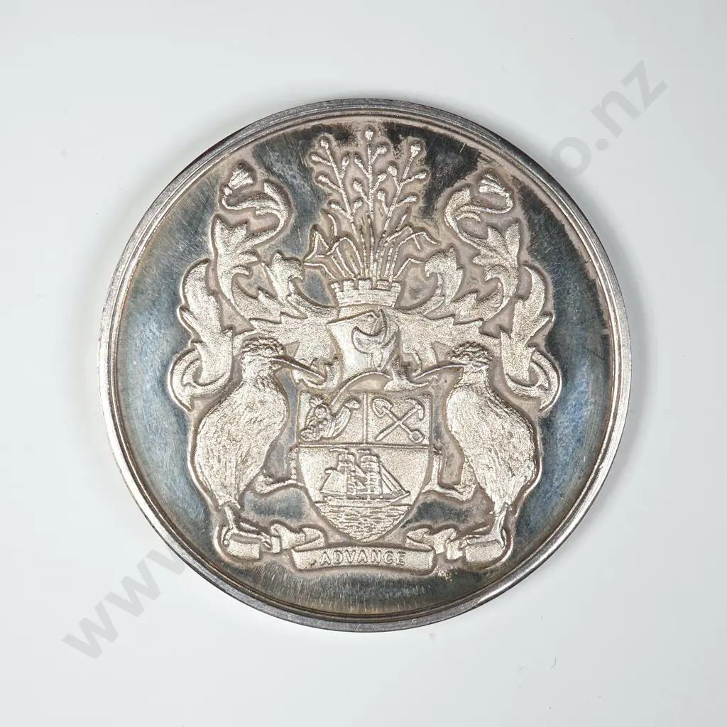 1971 Sterling Silver City of Auckland Centennial Image 1++