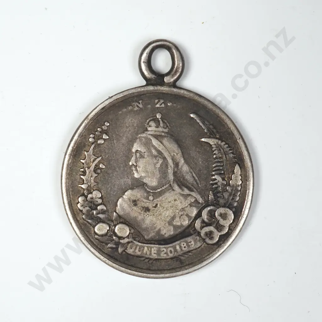 1897 Silver Jubilee Medalete Image 1++