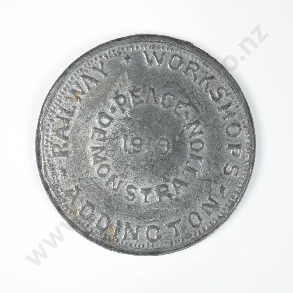 1919 Addington Railway Peace Medal - Very Nice Example Image 1++