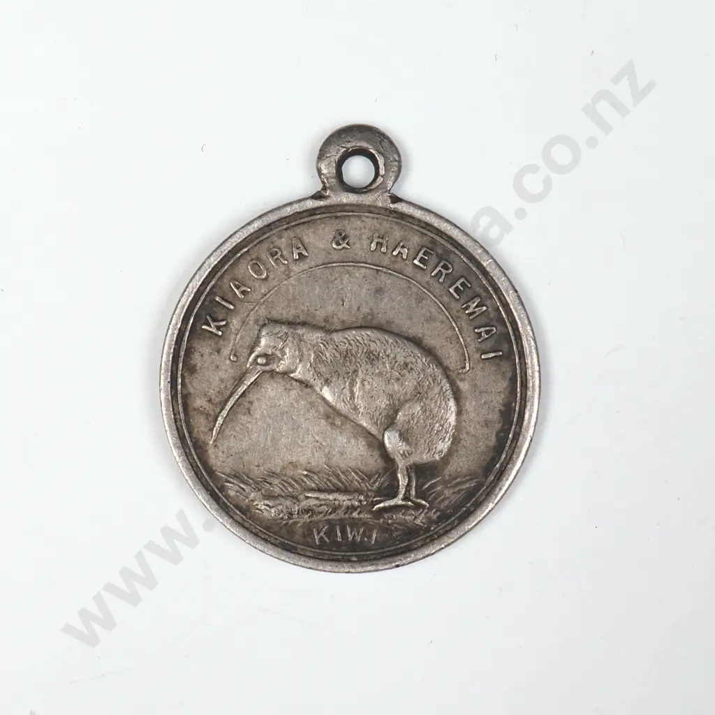 1906 NZ Exhibition Silver Medalette Image 1++