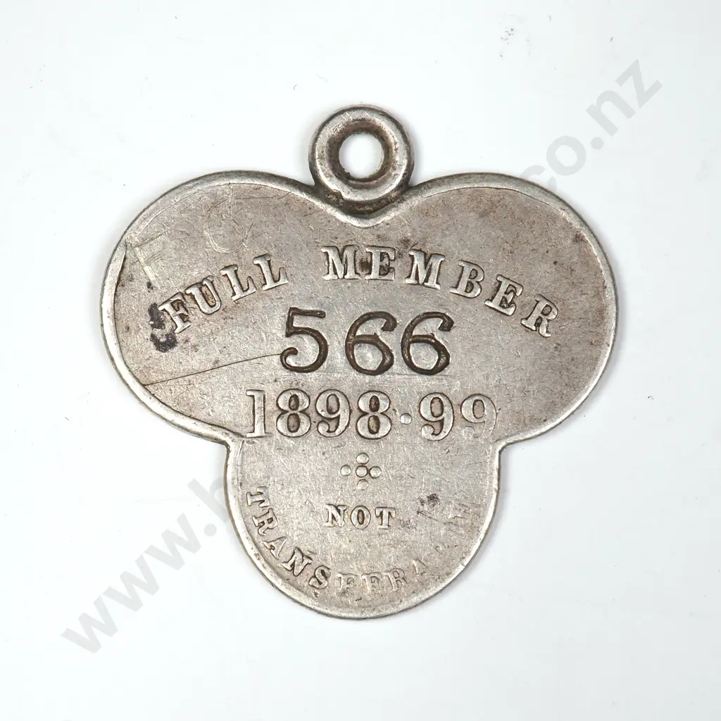 NZ WWI Silver 19th Reinforcements Sweetheart Brooch. Image 1++