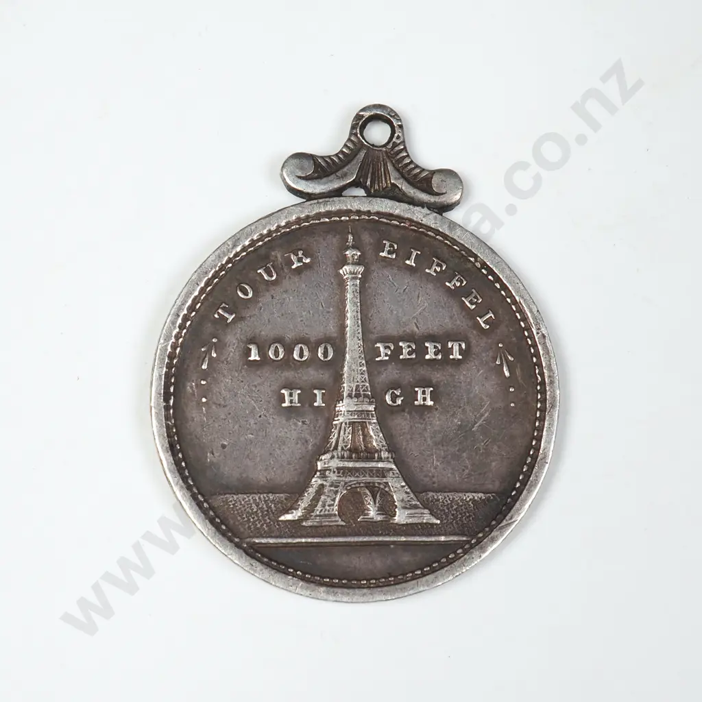 1889 New Zealand South Seas Exhibition Silver Medal Image 1++