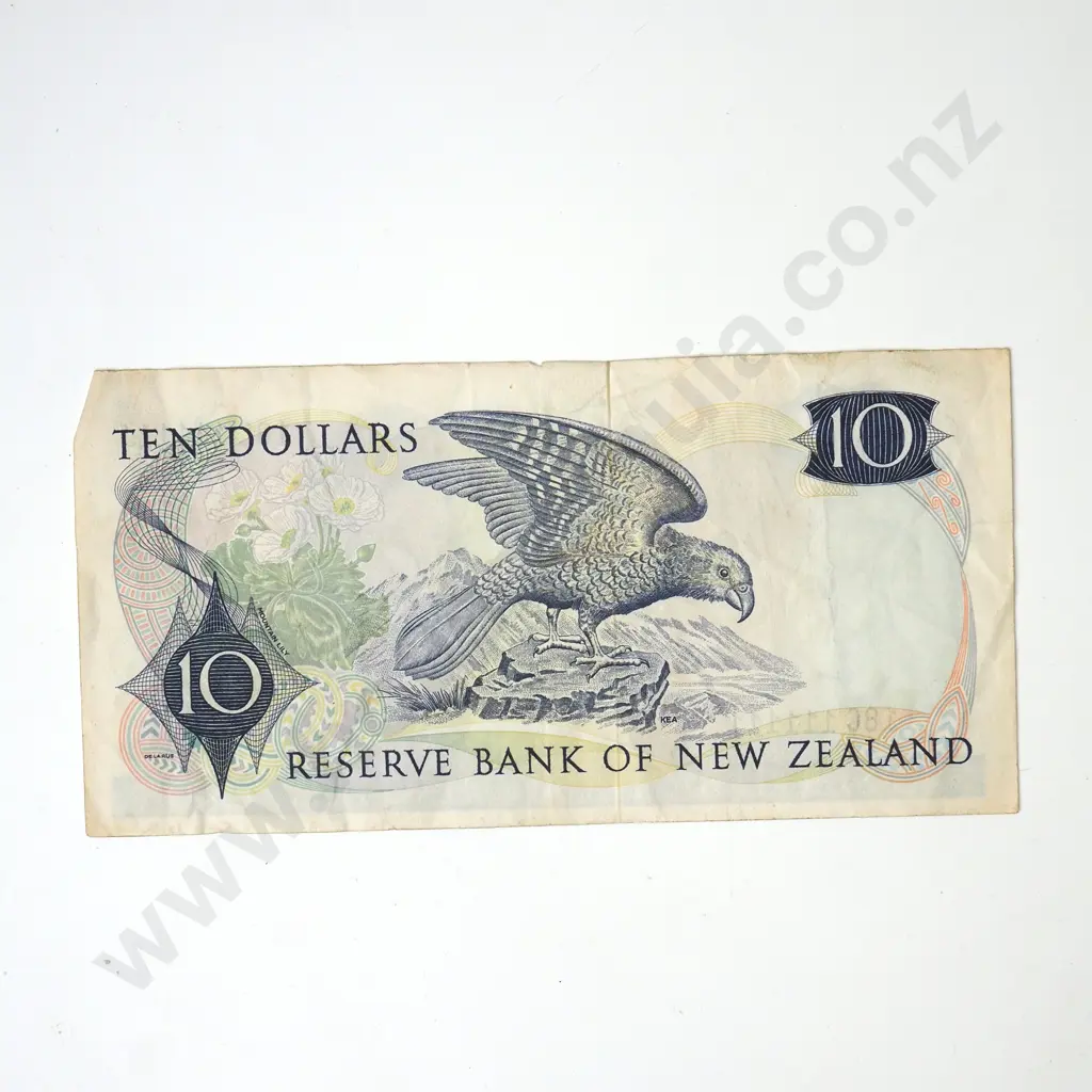 Knight Ten Dollar Banknote - Block 1 Serial Number Image 1++