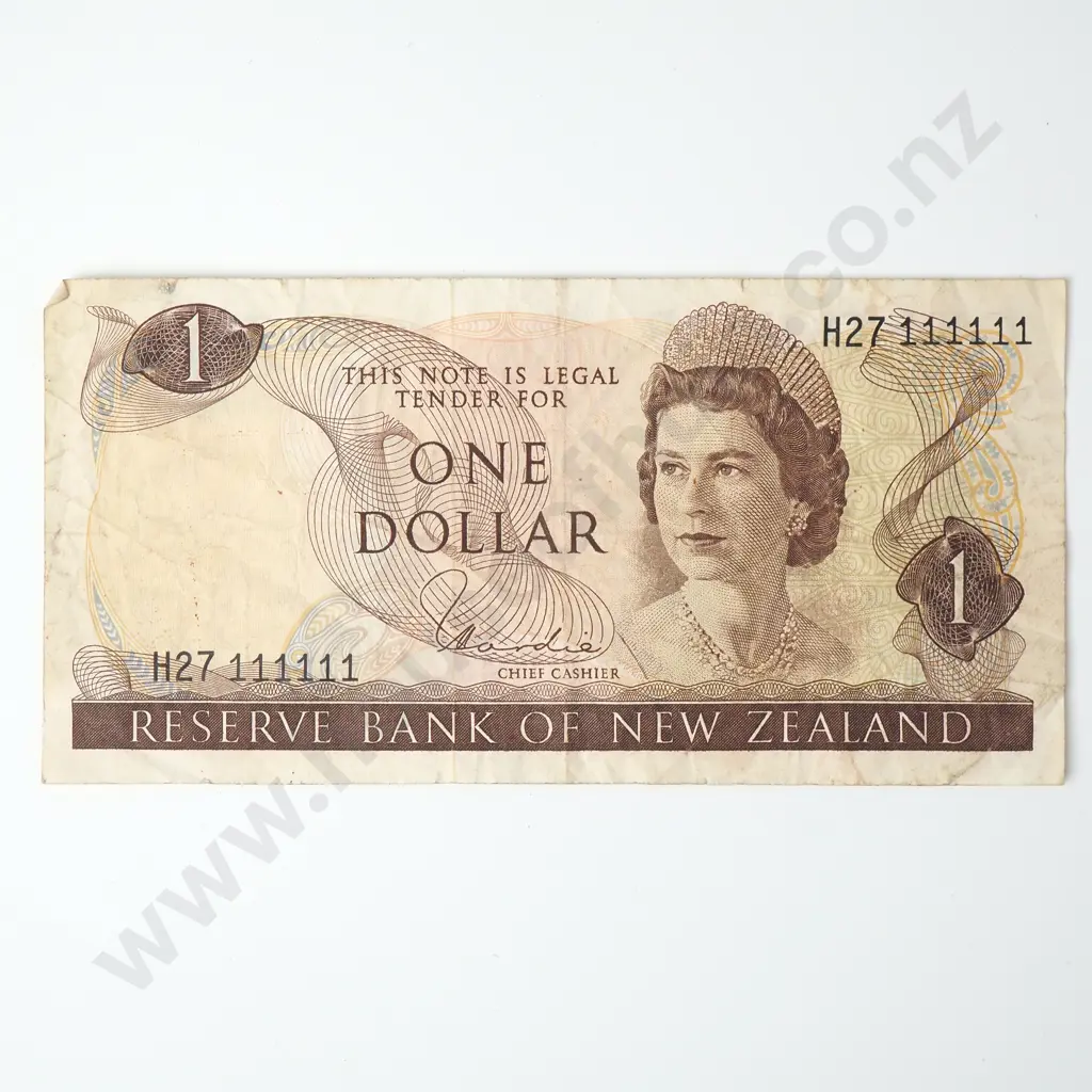 Hardie Type I One Dollar Banknote - Block 1 Serial Number Image 1++