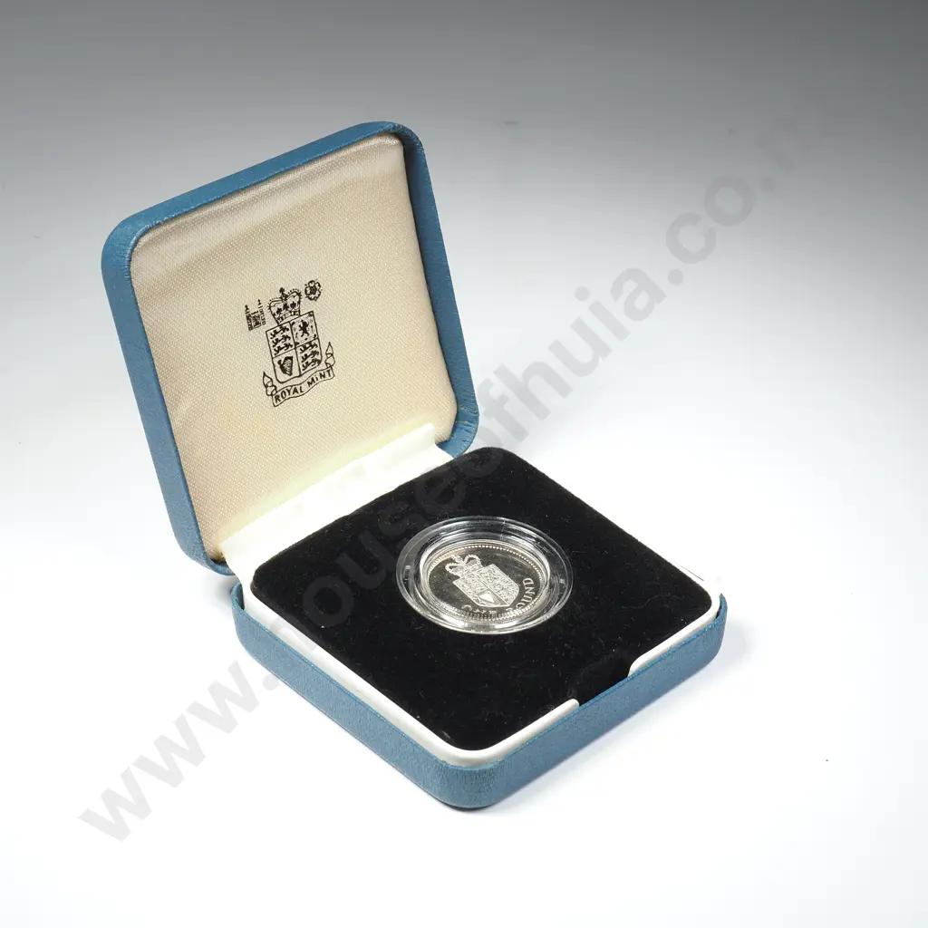 1988 UK Silver Proof One Pound Coin Image 1++