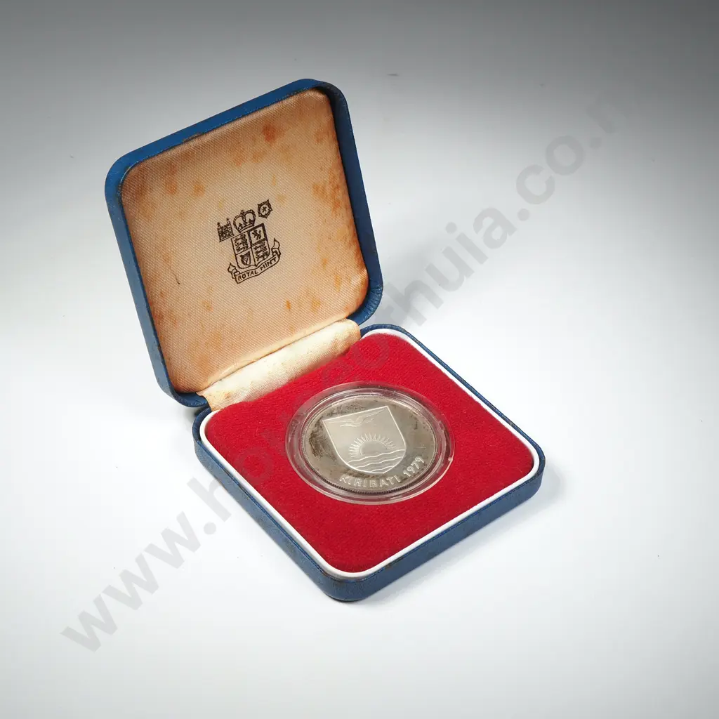 1979 Kiribati Silver Proof Five Dollar Coin Image 1++