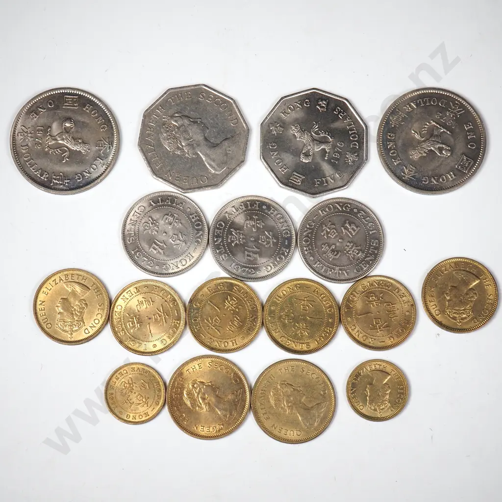 Assorted Lot of AUNC Hong Kong Coinage  Image 1++